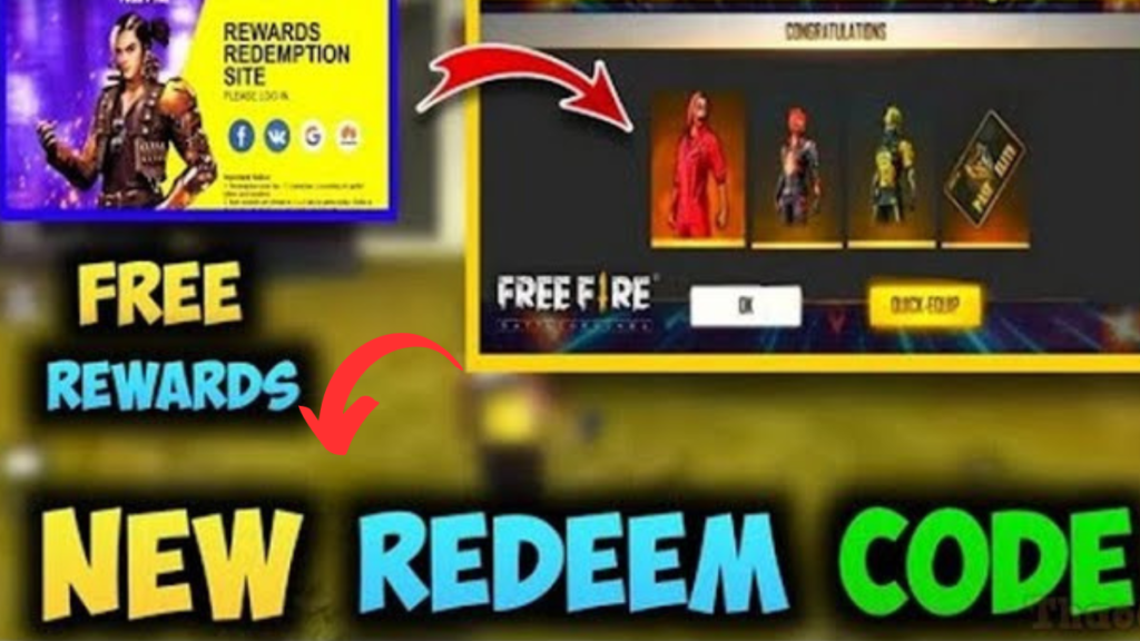 Today Free Fire Redeem Code मिलेगा Dimond और New pet, जल्दी से लूट ल